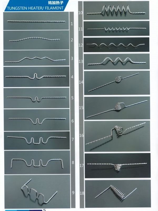 Tungsten evaporation filament-type-02